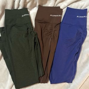 Alphalete Amplify Leggings | 3 pairs